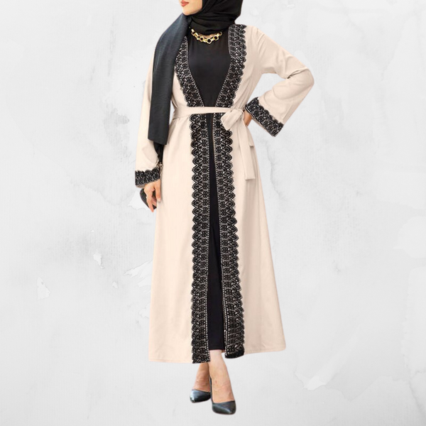 Women's Lace Long Sleeve Abaya