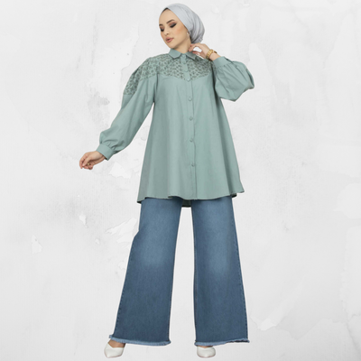 NEW Women's Summer Poplin Shirt