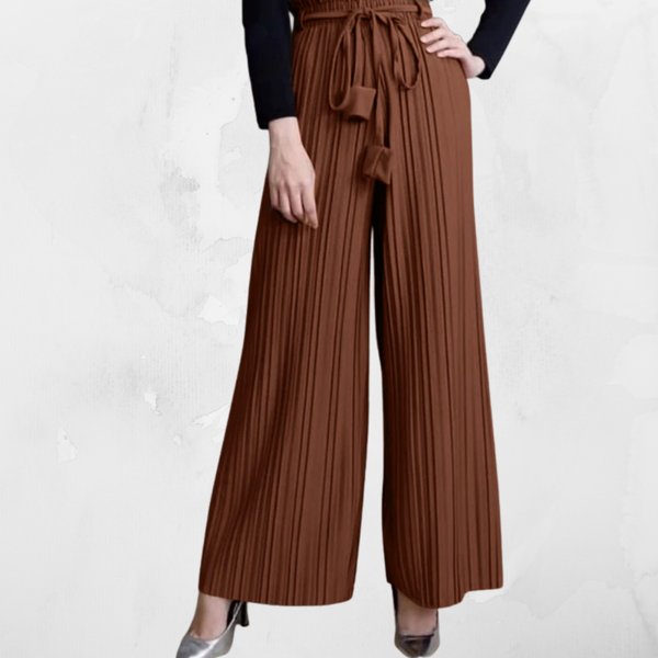 Women's High Waist Pleated Pants