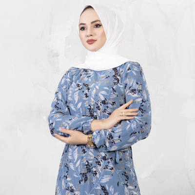 NEW Women's Leaf Patterned Abaya