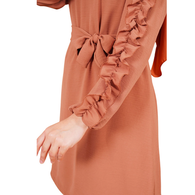 Women's Ruffle Detailed Sleeve 2PC Set