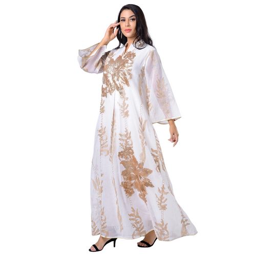 NEW Women's Stunning Embroidered Abaya
