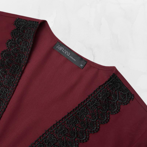 Women's Lace Long Sleeve Abaya