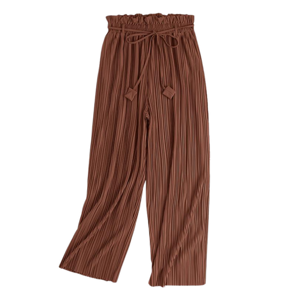Women's High Waist Pleated Pants