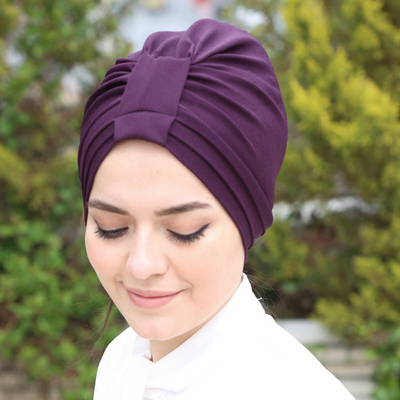 Women's Casual Lycra Pleated Hijab