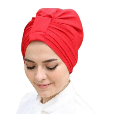 Women's Casual Lycra Pleated Hijab