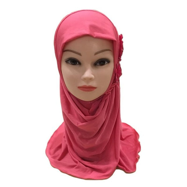 Women's Hijab with Flowers