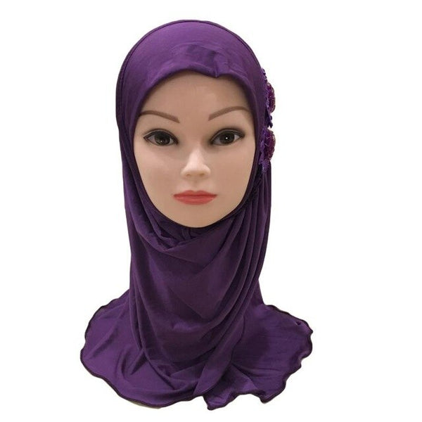 Women's Hijab with Flowers