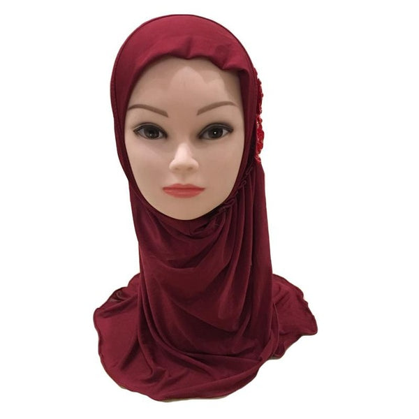 Women's Hijab with Flowers