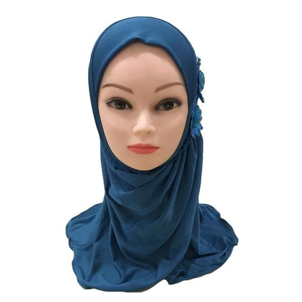 Women's Hijab with Flowers